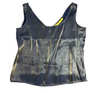 Flores & Flores Gold Lame‎ (see measurements) Shimmery Ladies Top